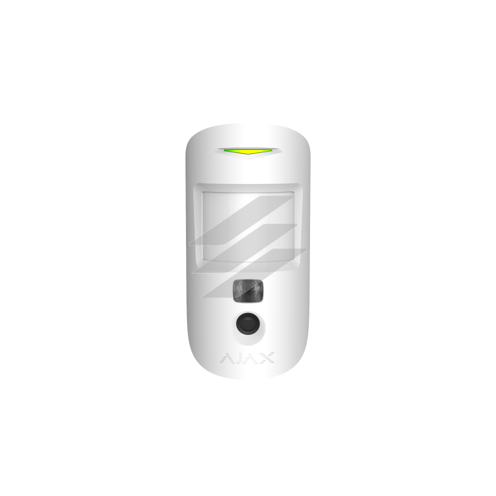 MotionCam - Датчик руху з фотокамерою, білий, AJAX